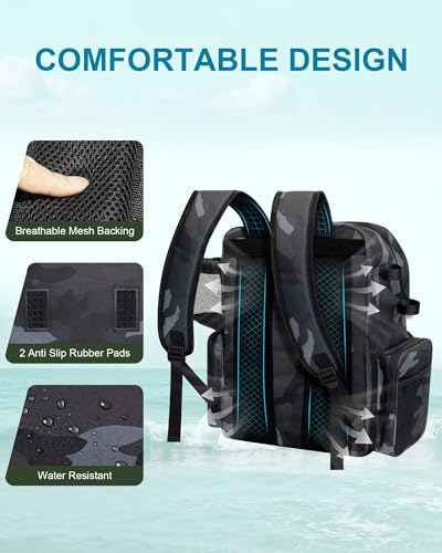 Fishing Backpack with Rod Holders