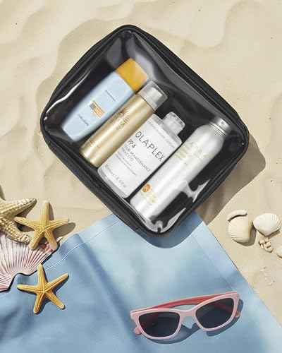 TSA Approved Toiletry Bag with Mini Clear Makeup Bag Travel Size Beach Pool Bag Car Accessories for Women Her