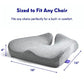 Patented Pressure Relief Seat Cushion for Long Sitting Hours on Office