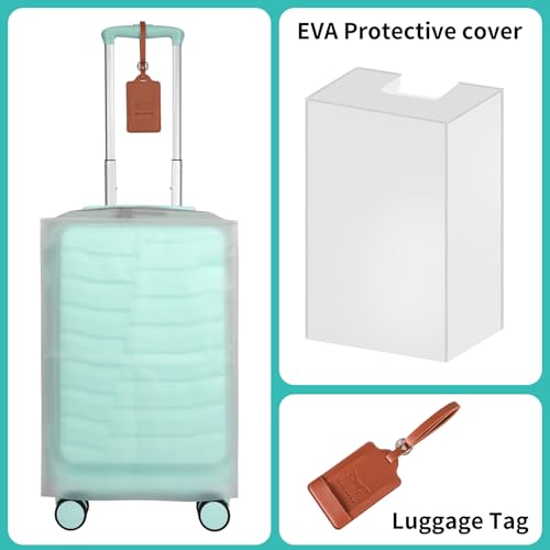 Small 22×14×9 Airline Approved Carry On Luggage with Cover and Tag