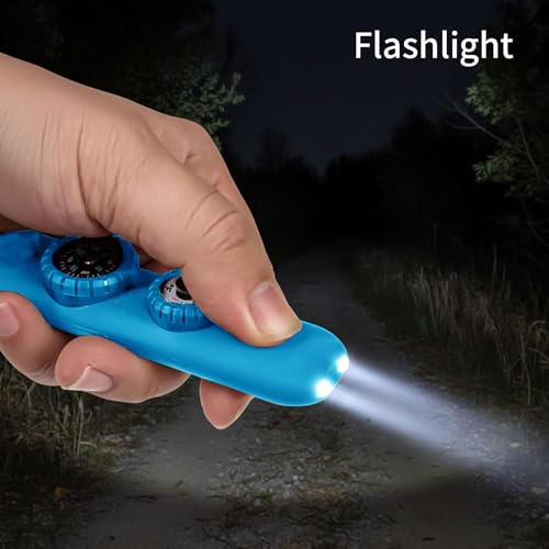 Multifunctional Survival Emergency Whistle for Kids with Compass Hiking Survival