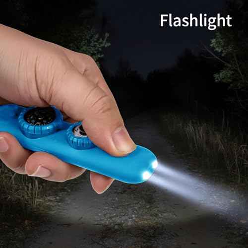 Multifunctional Survival Emergency Whistle for Kids with Compass Hiking Survival (2 Count)