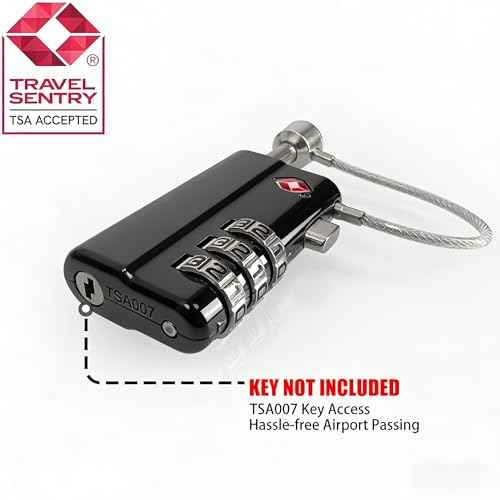 TSA Cable Lock 4 (4 Count)