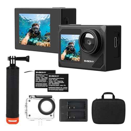 SVGo2 4K 30fps Action Camera Snorkeling Kit with Floating Hand Grip