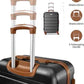 Luggage 3 Piece Sets Hard Shell Luggage Set with Spinner Wheels (3 Count)