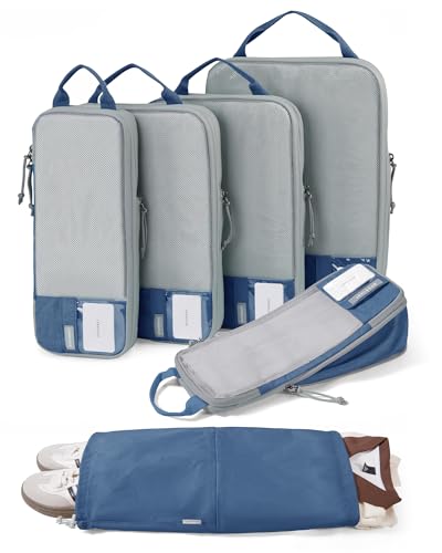 6 Set Compression Packing Cubes for Travel (6 Count)