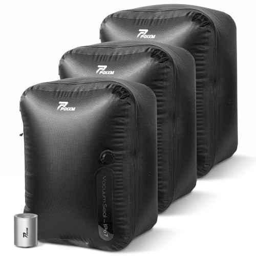 Travel Vacuum Bags with Pump (4 Count)