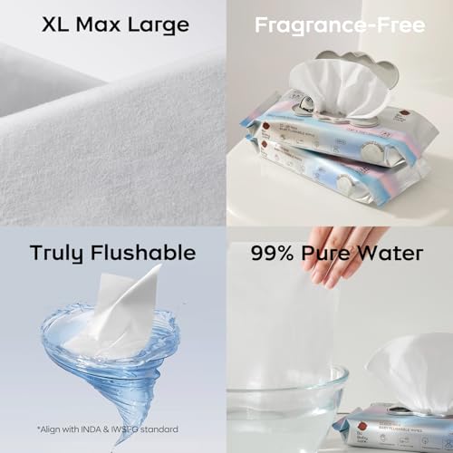 Cloud Max Flushable Wipes (126 Count)