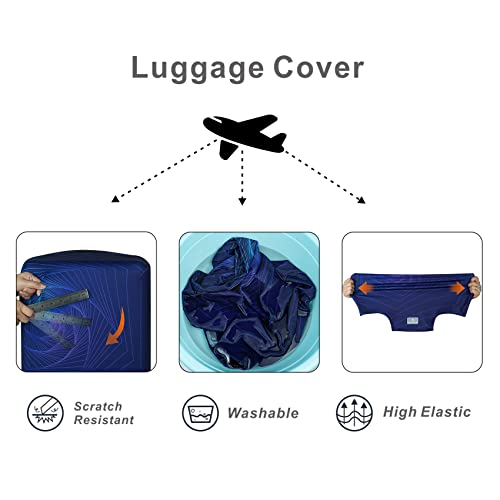 Travel Luggage Cover Suitcase Protector Fits 27