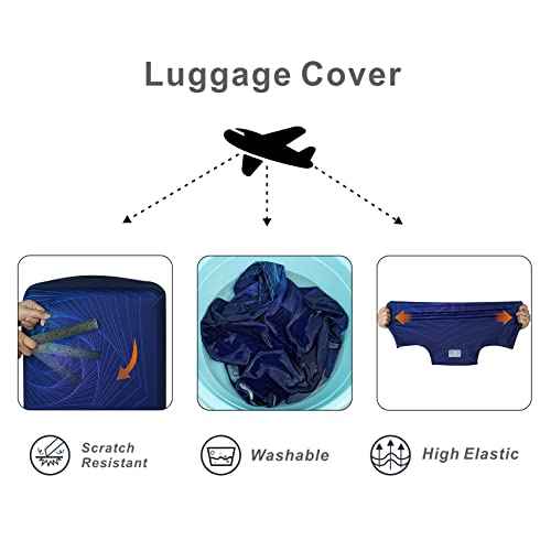 Travel Luggage Cover Fits 23