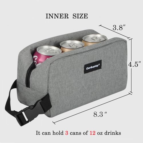 Small Cooler Bag Freezable Lunch Bag for Work School Travel