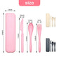 Reusable Travel Utensils Set with Case (9 Count)