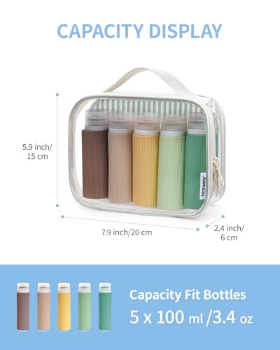 TSA Approved Clear Toiletry Bag for Travel