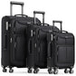 Luggage Sets 3 Piece Softside Expandable Durable Suitcase Sets (3 count)