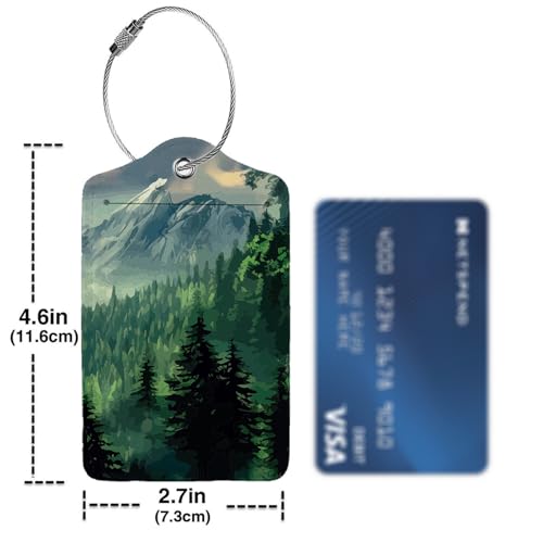 Foggy Mountains Landscape 2 (2 Count)