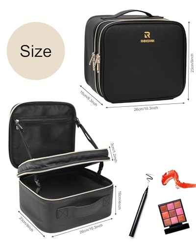 Makeup Bag with LED Mirror