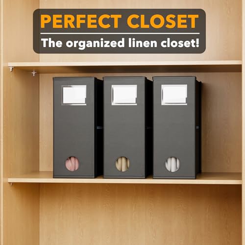3 Pack Bed Sheet Organizers and Storage (3 Count)