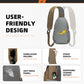 Sling Bag RFID Crossbody Sling Backpack Cross Body Shoulder Bag Travel Hiking Daypack for Women Men