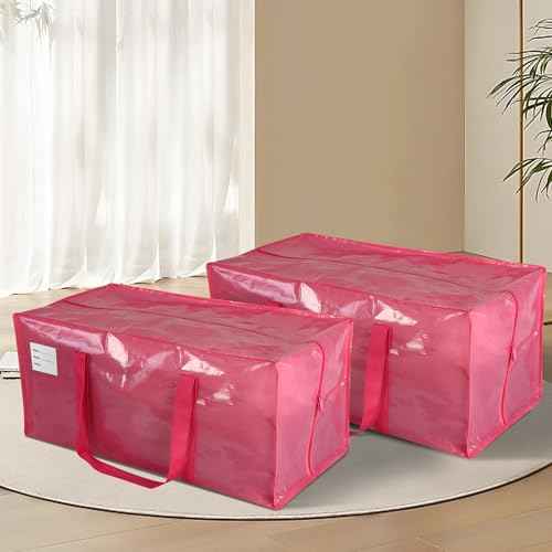 4 Pack Heavy Duty Extra Large Moving Bags with Handles (4 Count)