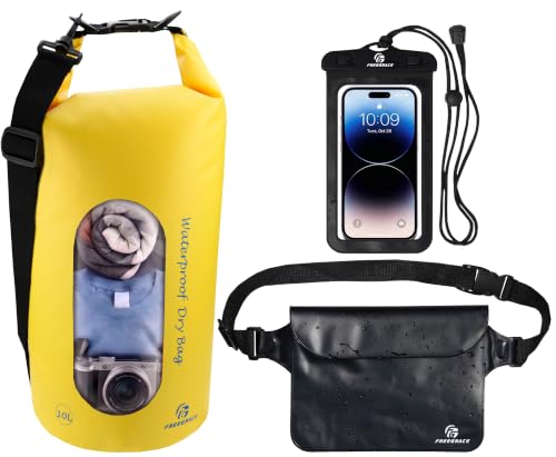 Waterproof Dry Bag with Double Zip (3 Count)