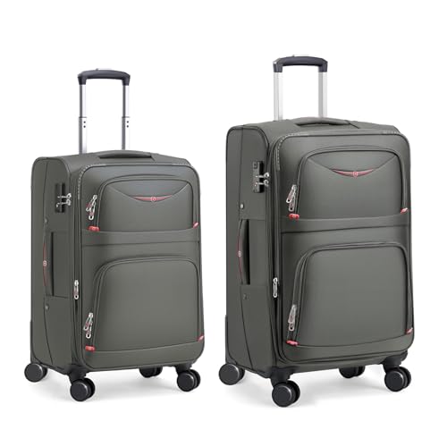 Softside Expandable Luggage with 4 Spinner Wheels (2 Count)