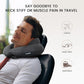 Upgraded Premium Inflatable Travel Neck Pillow for Airplane & Car