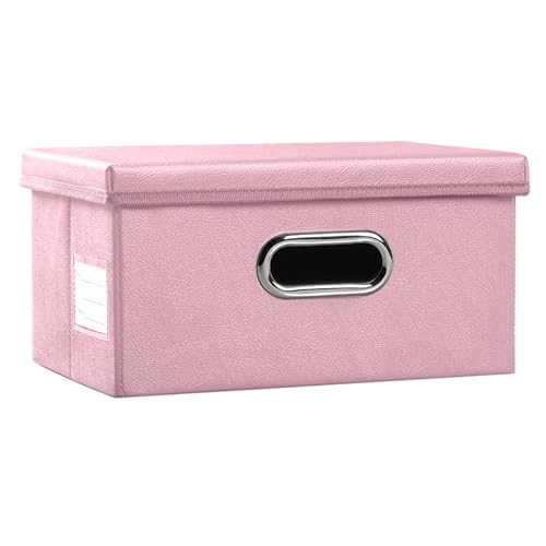 Collapsible Storage Box with Lid [1
