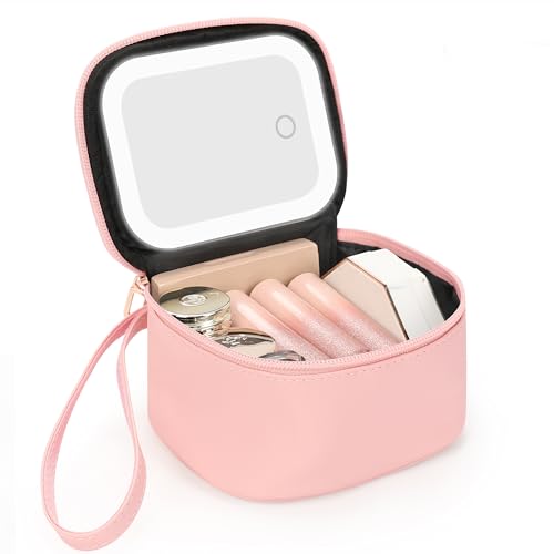 Mini Makeup Bag with Led Mirror