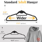 Velvet Felt Stackable Hangers 50 Pack (50 Count)