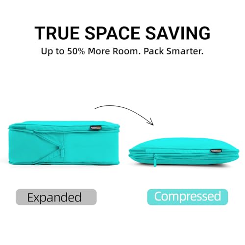 4 Piece Compression Packing Cubes for 3 (4 Count)