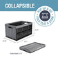 Eco 62L Collapsible Storage Bin (3 Count)
