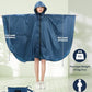 Waterproof Rain Poncho for Women Packable Hooded Raincoat with Pocket