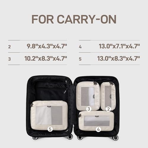 TripCozy Compression Packing Cubes