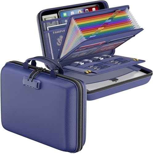 Fireproof File Organizer with Lock
