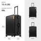 Zipperless Checked Luggage Large Suitcase with Wheels 28 Inch Aluminum Frame Luggage Hard Shell Suitcases with Tsa Locks