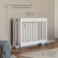 Boutique Folding Hotel Crib and Sheet Bundle