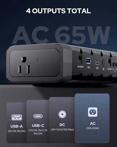 Portable Power Bank with AC Outlet