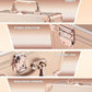 Makeup Box with Detachable Magnetic LED Mirror
