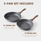 Swiss Granite Coating Nonstick Frying Pans (2 Count)