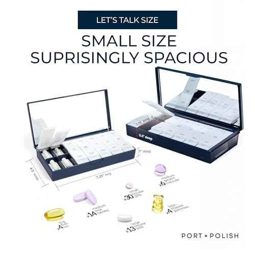 Designer Weekly Pill Box Organizer