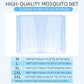 Blue Mosquito Net for Bed
