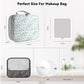 Travel Makeup Bag with LED Mirror Toiletry Bag for women with 10x magnifying glass