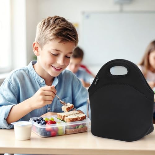 Neoprene kids Lunch box Insulated Soft Bag Mini Cooler Thermal Meal Tote Kit for Boys