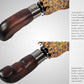 Folding Umbrella Real Wood Handle Pimlico Mustard Navy