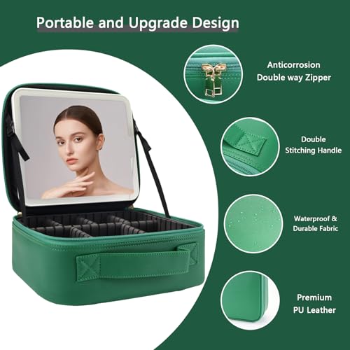 Makeup Bag with Led Mirror