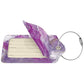 2 Pack Abstract Purple Luggage Tag for Suitcases Women (2 Count)