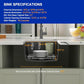 Undermount Quartz Composite Prep Sink