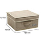 Foldable Fabric Closet Organizer Bins Box Storage (2 Count)