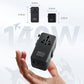 140W GaN Universal Travel Adapter with USB