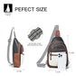 Sling Bag for Women Crossbody Bag Fanny Pack Cross Body Handbag Sling Purse Vegan Leather Trendy Gifts Travel Purse Black